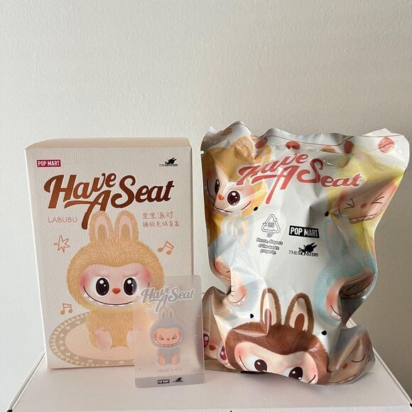 100% Authentic Pop Mart Labubu Have a Seat - Hehe - Picture 1 of 6